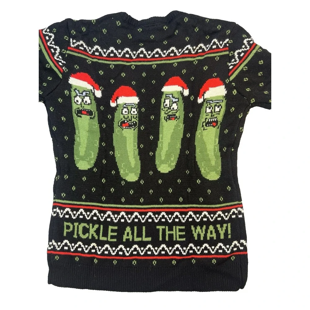 NEW Rick and Morty Ugly Christmas Sweater Mens Size Medium 